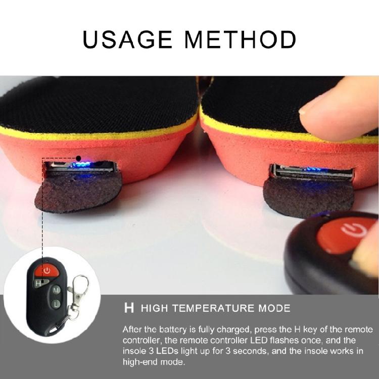 Обогреватель для ног USB Нагреваемые стельки Стельки с подогревом для ног Простые в эксплуатации и с длительным временем работы от аккумулятора для кемпинга на открытом воздухе