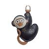 Обезьянка, оригинальный дизайн, кожаная подвеска-брелок для ключей от машины ручной работы, креативный индивидуальный подарок для людей с пресбиопией, женский брелок.