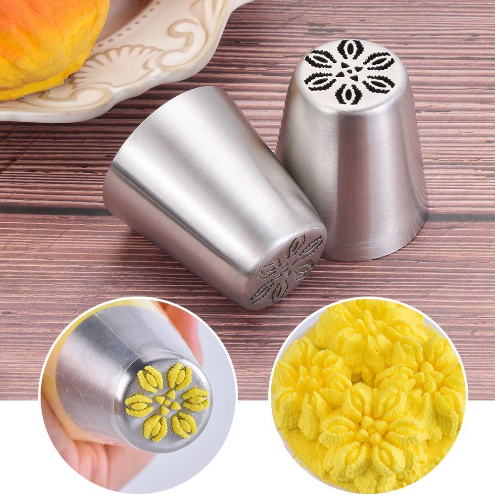 Cake Decorating Fondant Pastry Tips Flower Nozzle Icing Piping Nozzles Baking Mold Ice Cream Tool