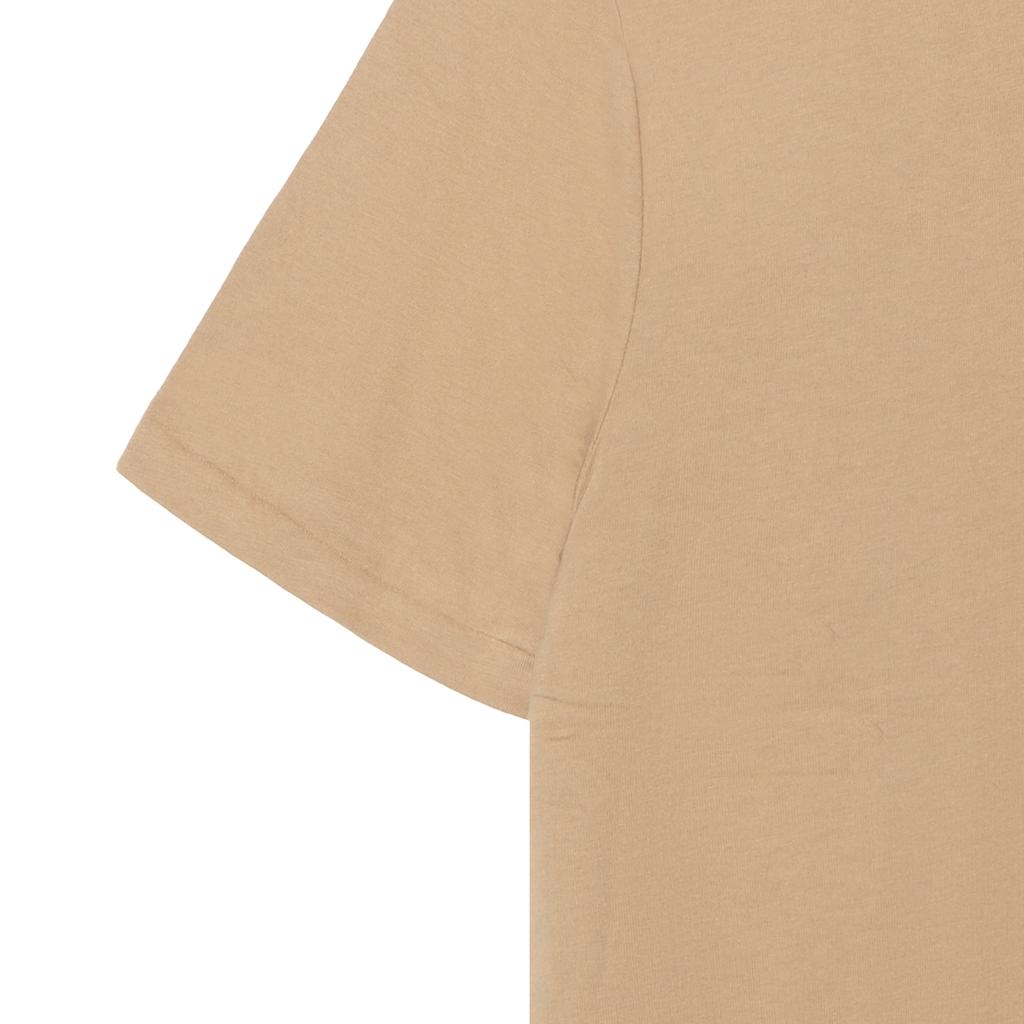 Polo Ralph Lauren FW23 однотонная футболка с вышитым маленьким пони, круглым вырезом и коротким рукавом, мужская футболка цвета хаки 710671426-241