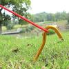 16Pcs Aluminum Alloy Tent Peg Sharp Tip Heavy Duty Bright Color Lightweight Outdoor