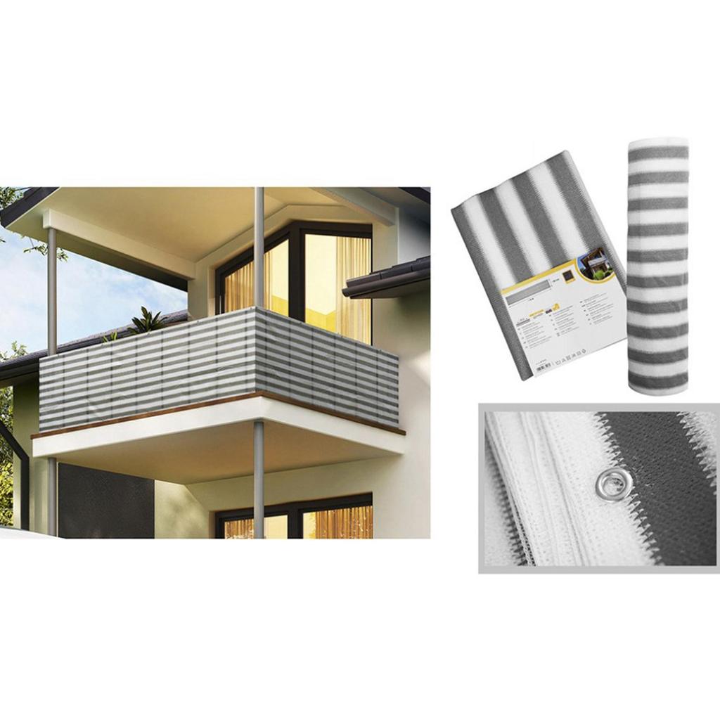 Commercial Fence Privacy Screen Windproof Cooling for Balcony Patio Pool