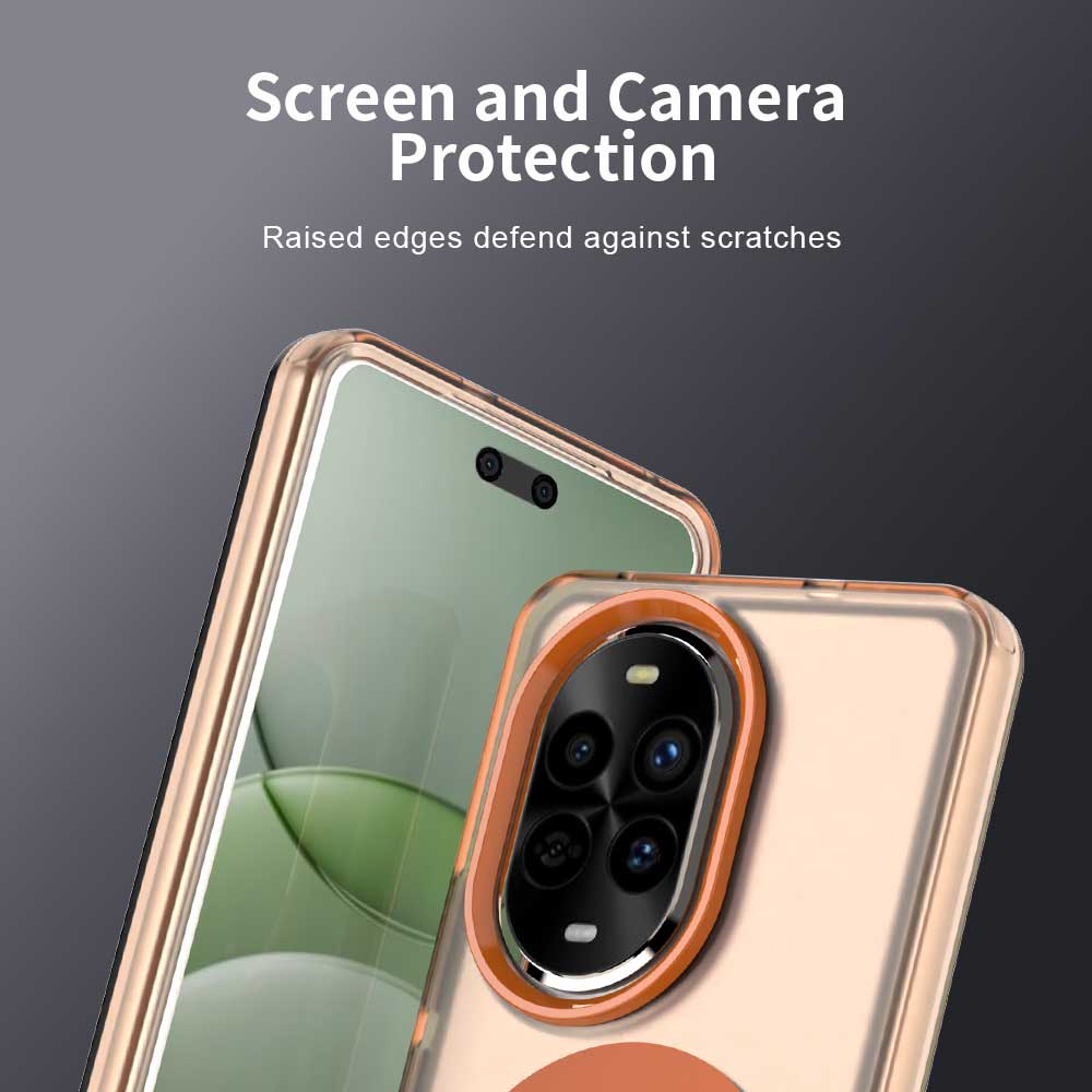 Для Huawei Nova 13Pro чехол Luxury Skin Feel магнитный беспроводной зарядный чехол для Nova 12 13 для Magsafe противоударный чехол
