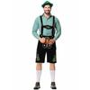 M-XXL Oktoberfest Costume Oktoberfest, Munich, Suspenders, Men's Plaid Suit Beer Party