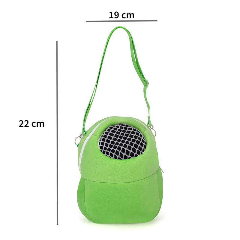Портативная уличная переноска для маленьких домашних животных, хлопковое гнездо, дышащая сетчатая сумка для хомяка, теплая сумка для белки, шиншиллы