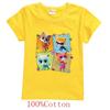 Game Super Cat Costume Kids SuperKitties T Shirt Baby Girls Summer Clothes Toddler Boys Cotton Tshirt Children Short Sleeve Tops