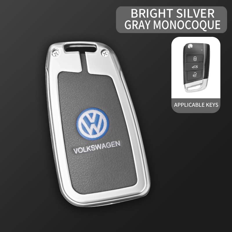 Zinc Alloy Car Smart Remote Key Case Cover Bag For Volkswagen VW Polo Golf 7 MK7 Tiguan Passat Jetta E-golf Keychain Accessories zw5