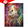 Wolf Diamond Embroidery 5D DIY Diamond Painting Cross Stitch Picture Full Round Diamond