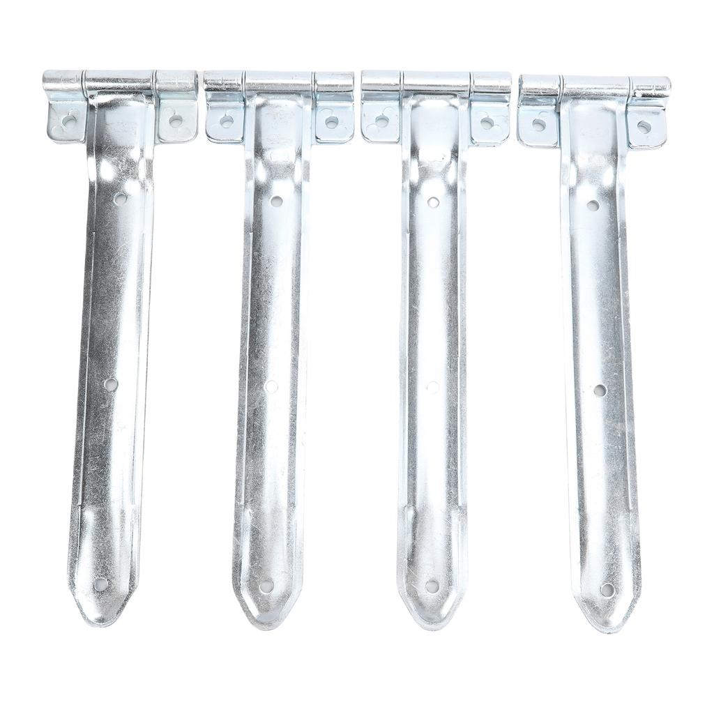 4PCS 16in Trailer Door Hinge Strap Metal Side Door Enclosed Trailer Offset Bent Hinge for Cargo Utility RV