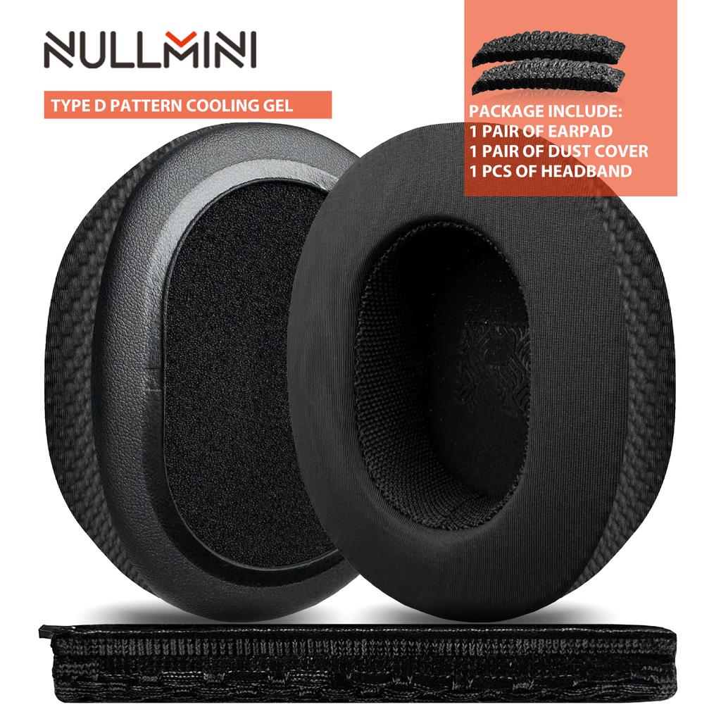 Nullmini Replacement Earpads for Rig Strix Go Headphones Cooling Gel Ear Pads Cushion Earmuffs Sleeve Headband