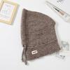 2025 Women's Knitted Balaclava Hat & Scarf Combo - Autumn/Winter Wool Ear Protection