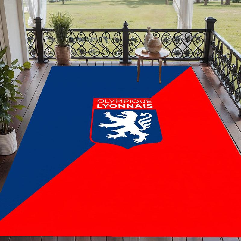 Soft Floor Carpet Lyon FC Pattern Area Rug Decorative Mat For Home Room Decoration