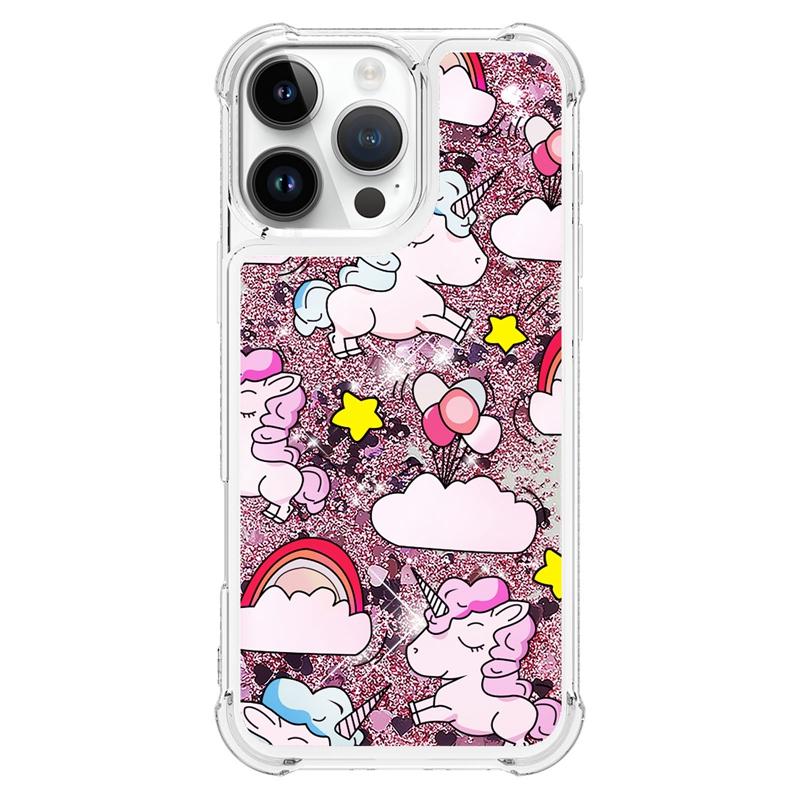 Чехол для i Phone 16 Pro Max на Для Funda iPhone 16 Pro MAX Чехол Блестящий Динамичный Жидкий Чехол Для Apple16 Plus 16ProMax Чехлы Etui