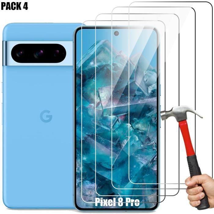 Protection d'écran - Google - Pixel 8 Pro - Verre Trempé - 4 Pièces - Résistant 9H