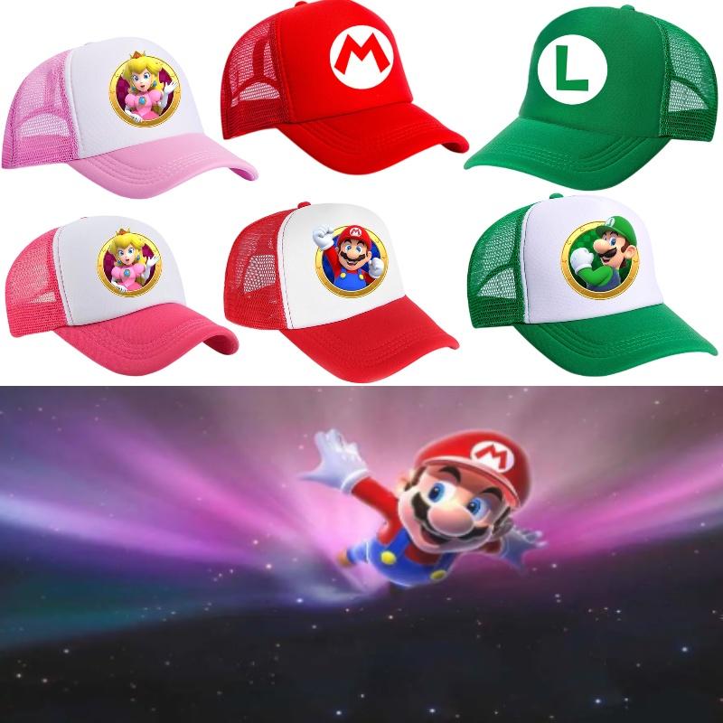Мультяшная шляпа от солнца Super Mario Brothers для детей, дышащая, идеально подходит для всех сезонов
