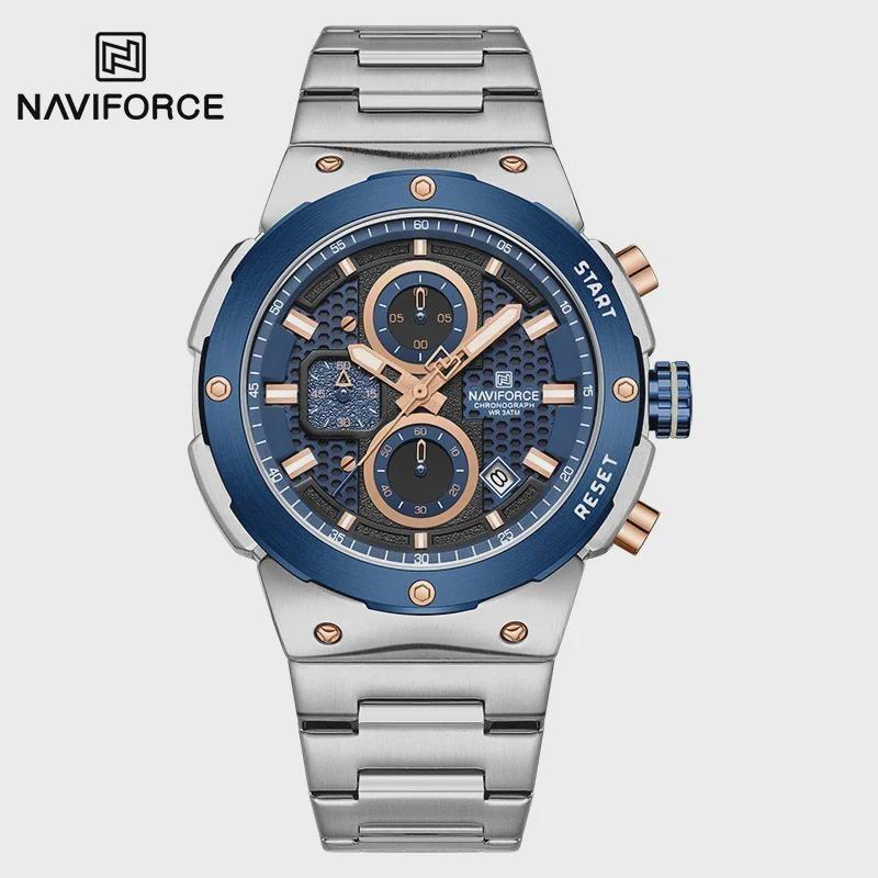 Analog Watch For Men Waterproof Luminous Chronograph Man Wristwatch Stainless Steel Men's Quartz Watches
