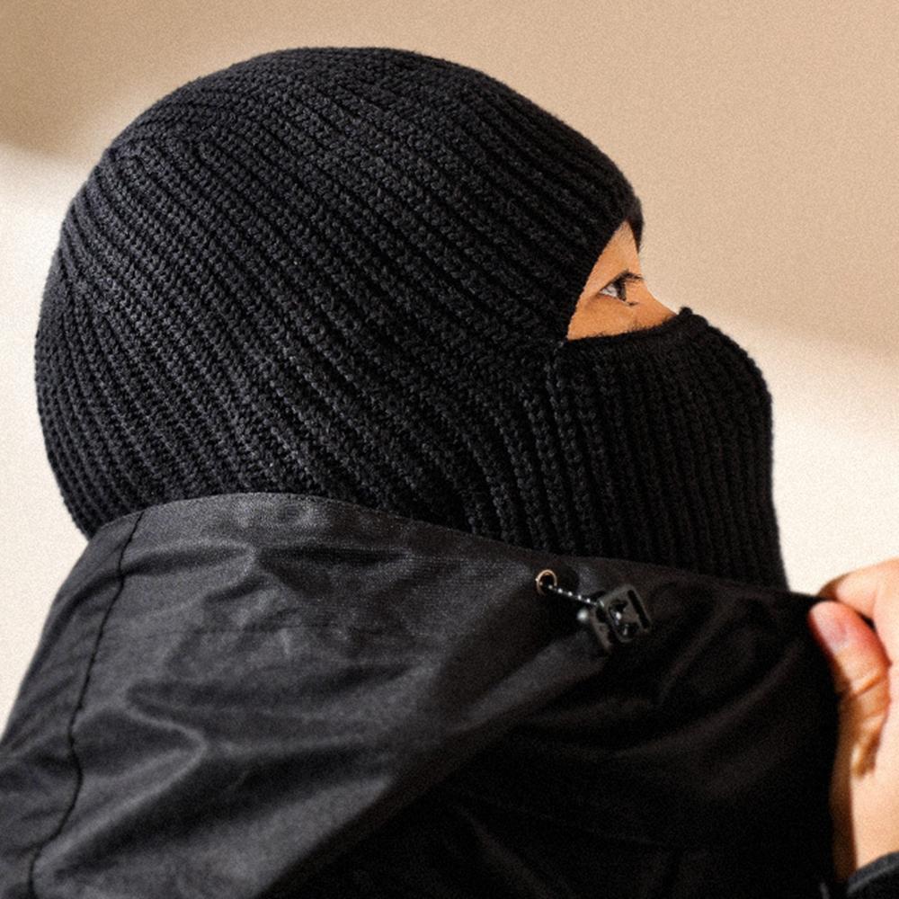 Зимняя теплая шапка для мужчин, уличная толстая вязаная хлопковая шапка-бини, шапка для катания на лыжах в холодную погоду, походов