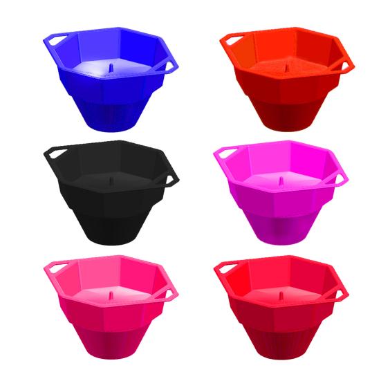 Силиконовая складная миска для попкорна в микроволновке с ручкой на крышке, экологически чистая, безотходная, высокая температура