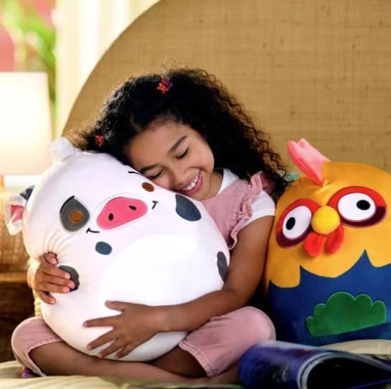 Squishmallows Оригинал Дисней Пуа Официальная плюшевая игрушка Jazwares 14 дюймов (большой)