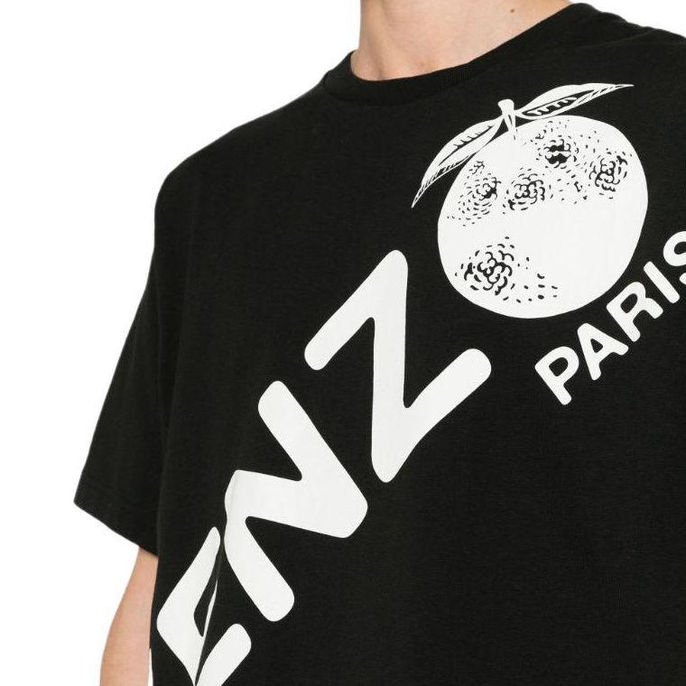 KENZO Logo Printed Crewneck T-Shirt FE55TS2804SY-99J