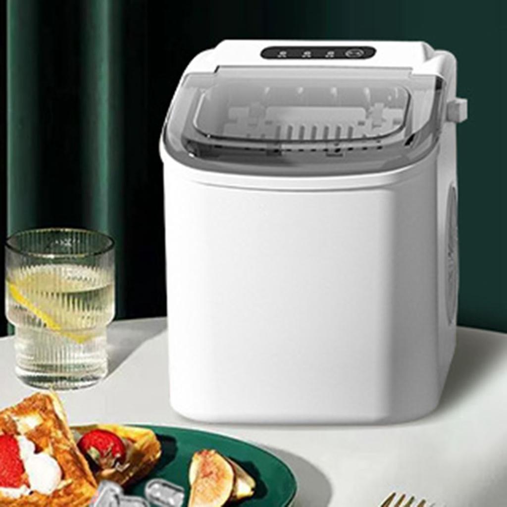 Countertop Ice Maker Mini Round Cube Automatic Ice Cube Machine for Home Party Kitchen