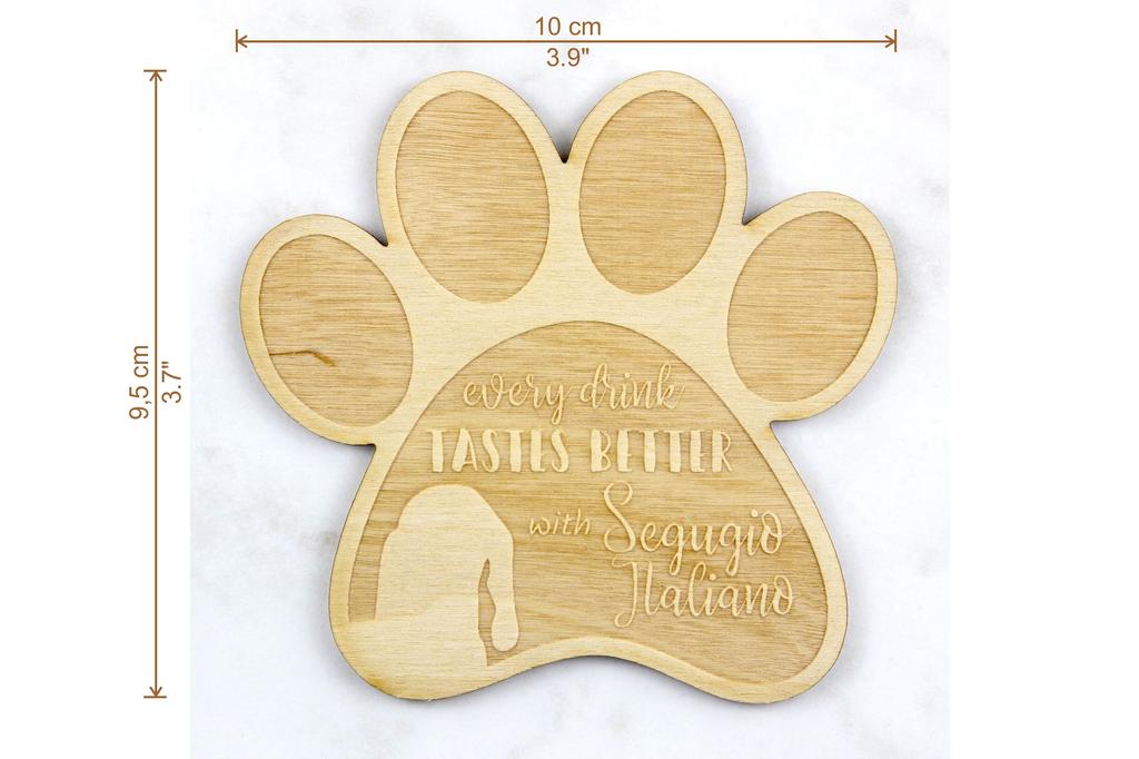 Segugio Italiano – Mug coaster, engraved coaster with dog | Art-Dog