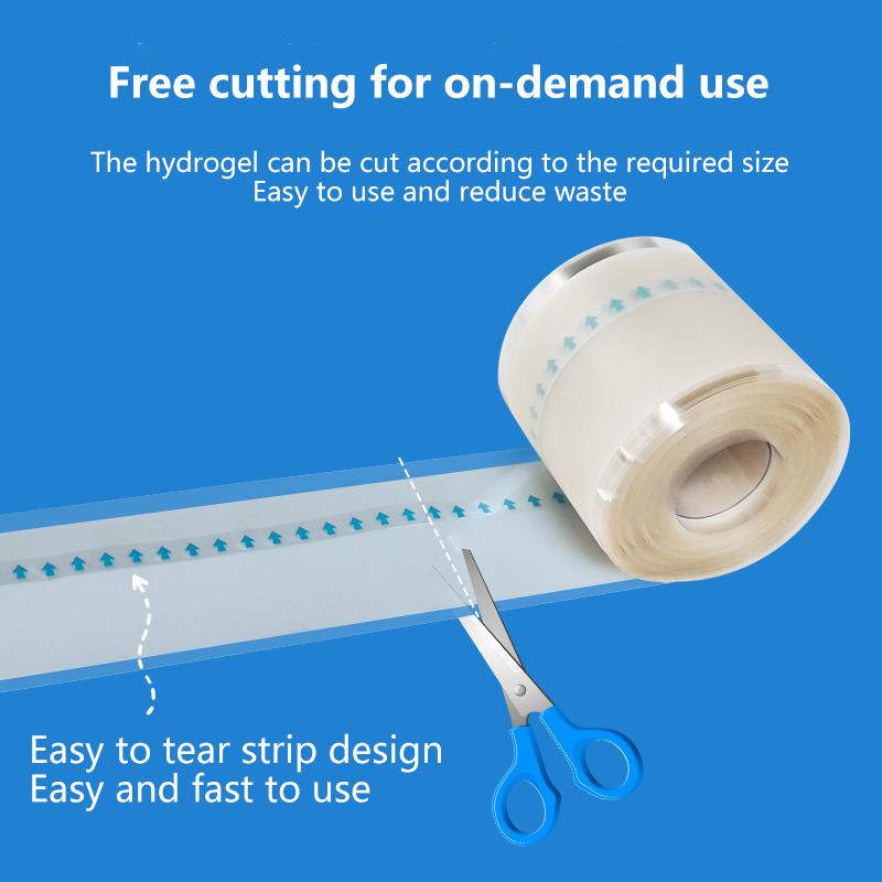 1 рулон гидроколлоидных пластырей для эффективного ухода за ранами, экстратонкая, мягкая, водонепроницаемая самоклеящаяся лента для покрытия шрамов