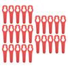 50PCS Lawn Mower Plastic Blade Grass Trimmer Replacement Blades Garden Cutting Pruning Tools