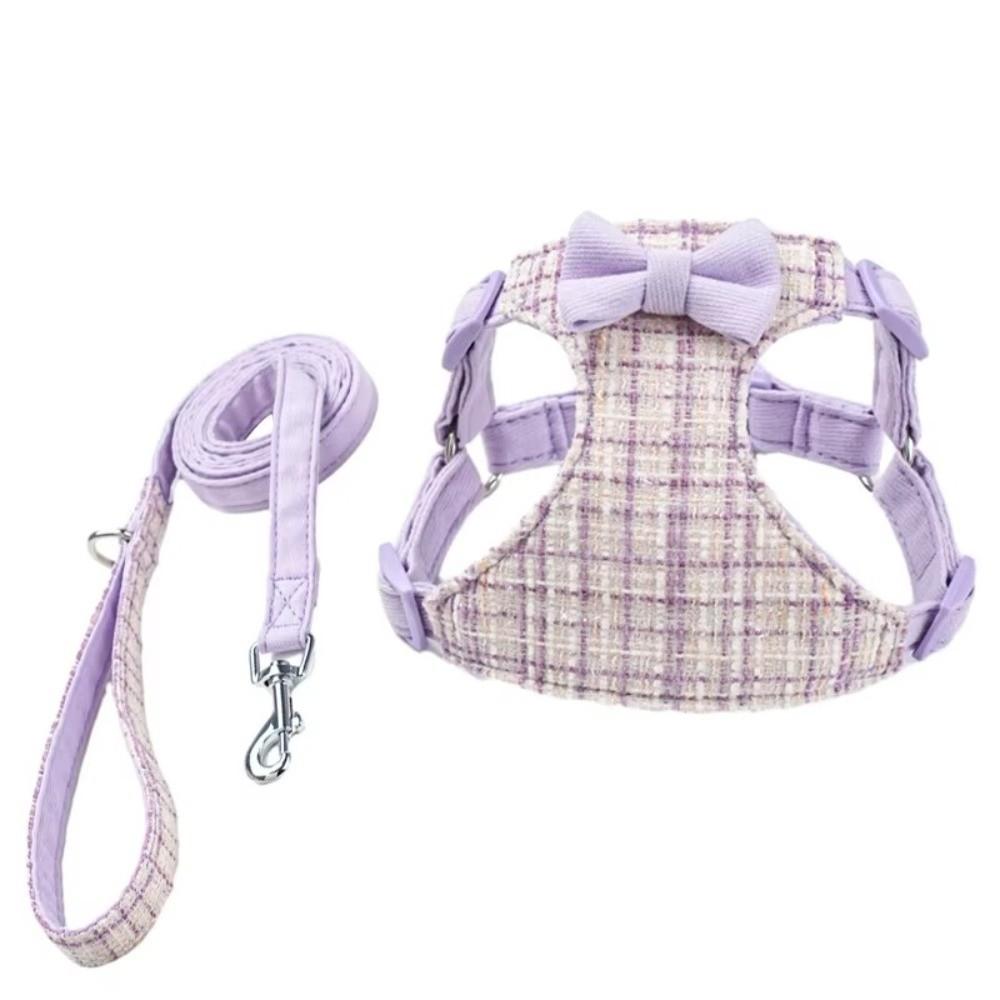 Comfortable Dog Chest Harness Bow Pet Harness New Anti-Escape Harness  Outdoor