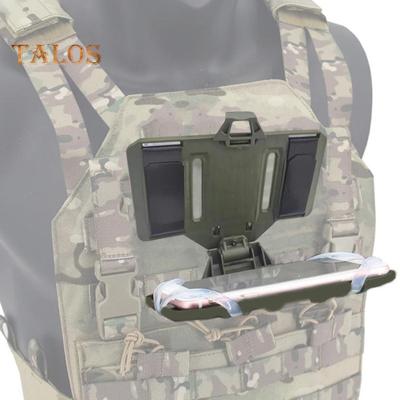 Foldable Hunting Vest Phone Holder Plate Carrier Mobile Phone Mount Universal Chest Navigation Board Cell Phone Holder Outdoor Vest Attachment