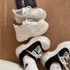 Retro and Versatile Round-toe Thick-soled Women's Shoes, 2025 New Spring and Autumn Lightweight Height-increasing Casual Shoes