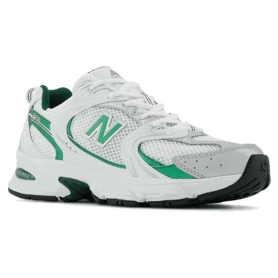 New Balance Зеленые кроссовки унисекс 530 White Nightwatch MR530RUS
