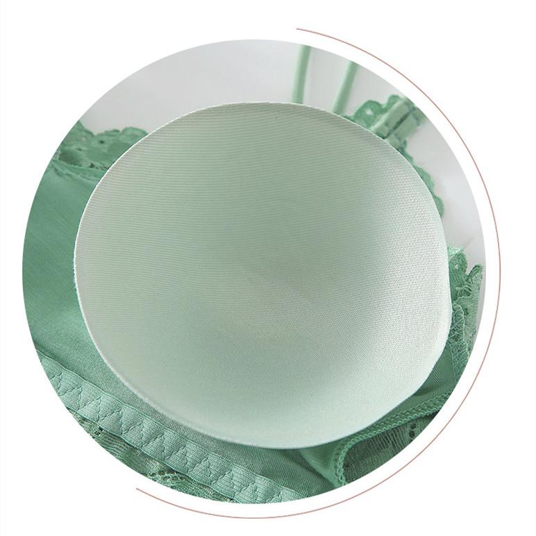 Women Lace Bras Top Embroidery Floral Halter Bra Push Up Casual Strappy Bustier Camisole Vest Top