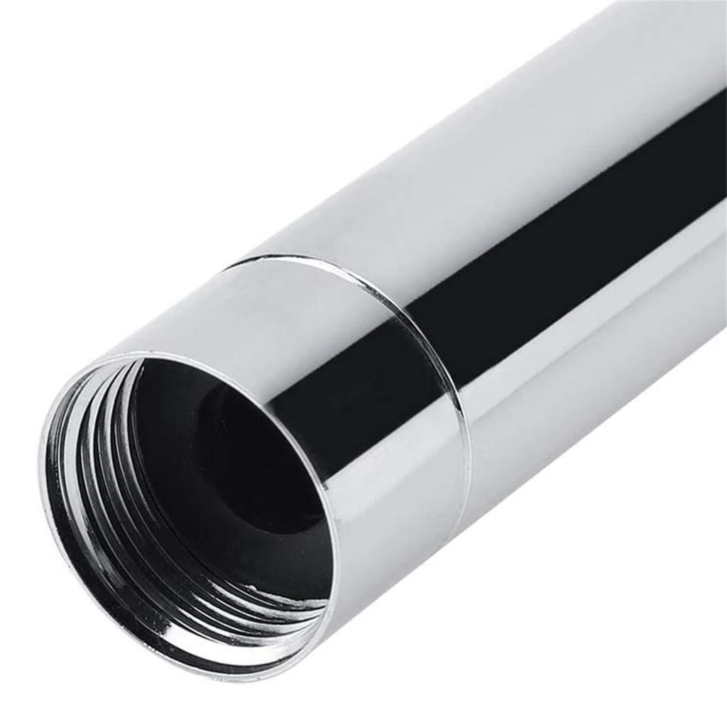 Shower Arm Extension, Shower Head Extender Water Lowers Existing Shower Head, Brushed Finish Made Of Solid Metal