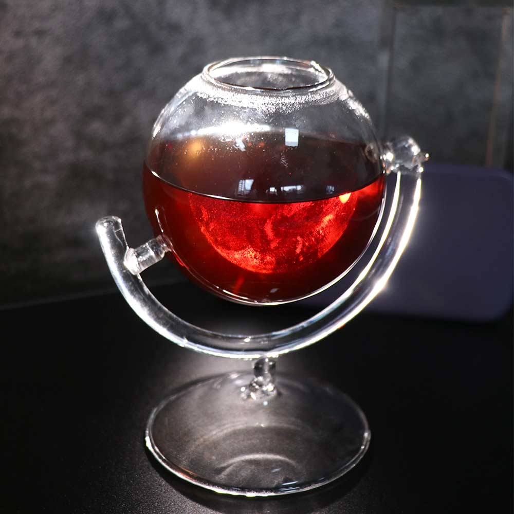 Transparent Wine Cup Creative Cold Drink Cup Drinkware Straw Cup Juice