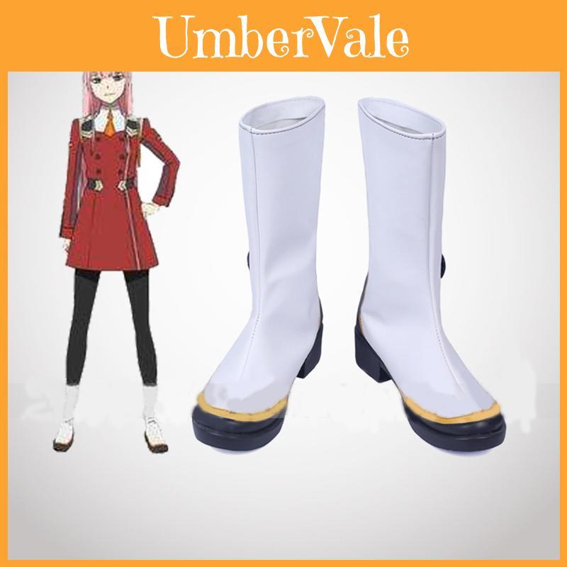 Stylish Darling In The Franxx Cosplay Shoes 02 Cosplay Boots Zero Two Women Cos Shoes
