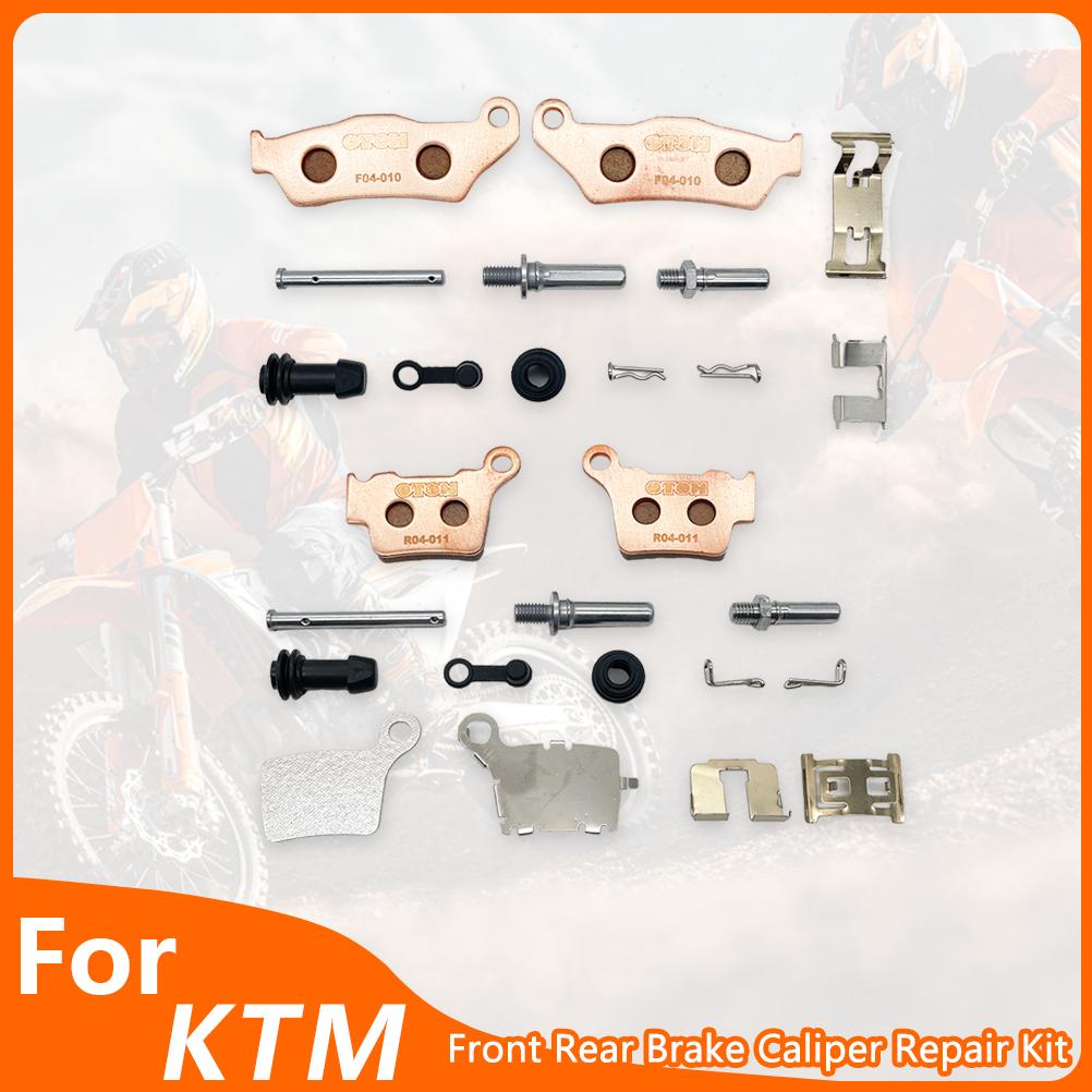 Motorcycle Front Rear Brake Kit For BREMBO KTM EXC SX HUSQVARNA FE FC TC TX TE Caliper Screw Spring Brake Pads Brake Pump Repair