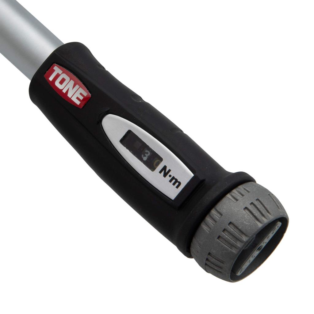 Набор динамометрических ключей TONE Preset с углом наклона привода, черный (Прямой тип) T2MN10-QL 6,35 мм (1/4") 10Н·м