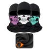 1Pcs Skull Print Motorbike Windproof Skiing Head Neck Warmer Bicycle Helmet Liner Motorcycle Balaclava Full Face Mask