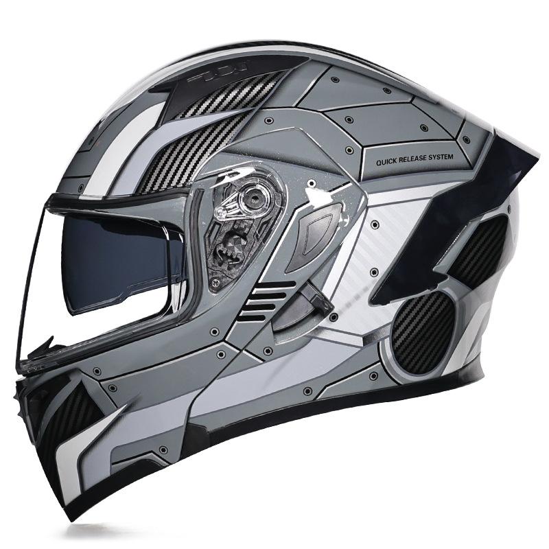 Мотоциклетный шлем для мужчин и женщин Открытый шлем Полный шлем Tail Rider Bluetooth Мотоцикл для мужчин и женщин