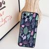 Чехол с узором кактуса для iPhone 11 12 13 14 16 15 Pro Max Mini X XS Max XR Plus Чехол