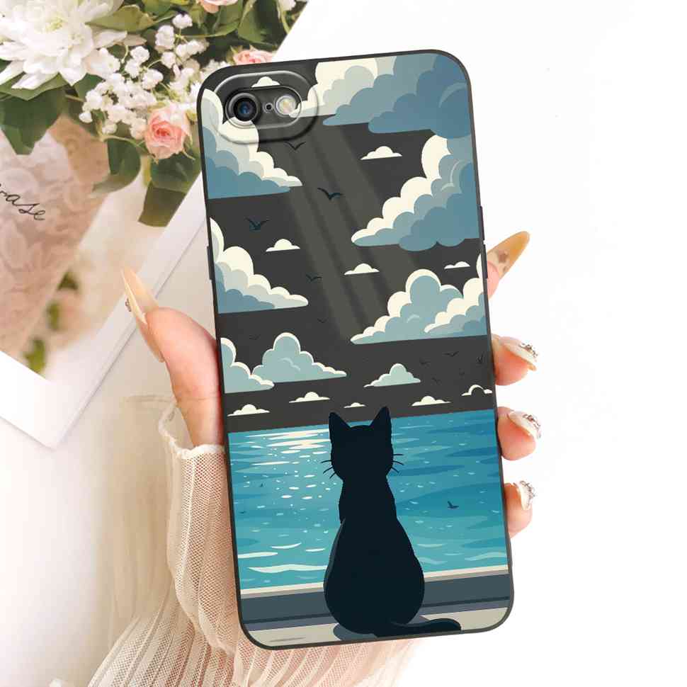 Для iPhone 6 Чехол Конфетный Расписной Силиконовый Мягкий Чехол для Телефона Для Apple iPhone6 iPhone 6 Чехол A1549 A1586 A1589 Ударопрочный Бампер