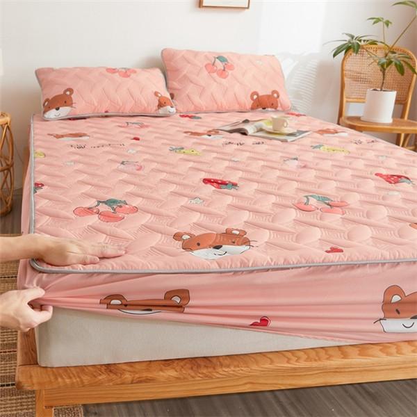 1 шт., стеганая простыня, наматрасник с резинкой, противоскользящая простыня, утолщенное покрывало, защитный чехол для белья