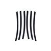 New 6pcs/Set Side Vent Stripe Graphic Decal Sticker Black For 2010-2015 Chevy Camaro