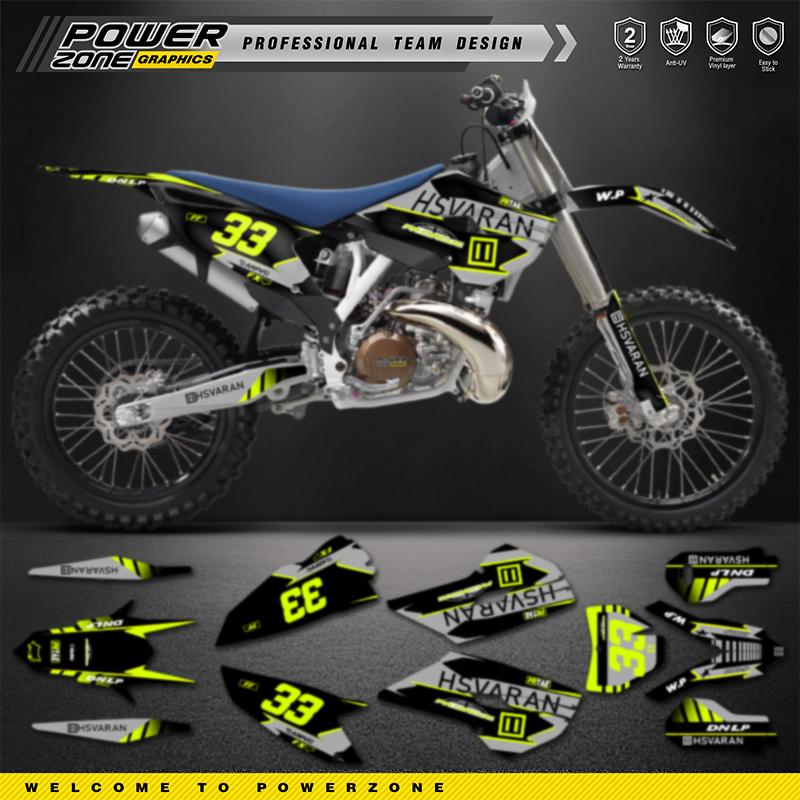 PowerZone Набор Графических Наклеек на Фон Для Husqvarna Наклейка 2014-2015 TC FC 2014-2016 TE FE 125-450CC
