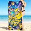 1Pc Despicable Party Night Beach Towel Quick Dry Multiuse For Beach Pool Gym Yoga Home Travel Christmas Halloween Xmas Gift S1249
