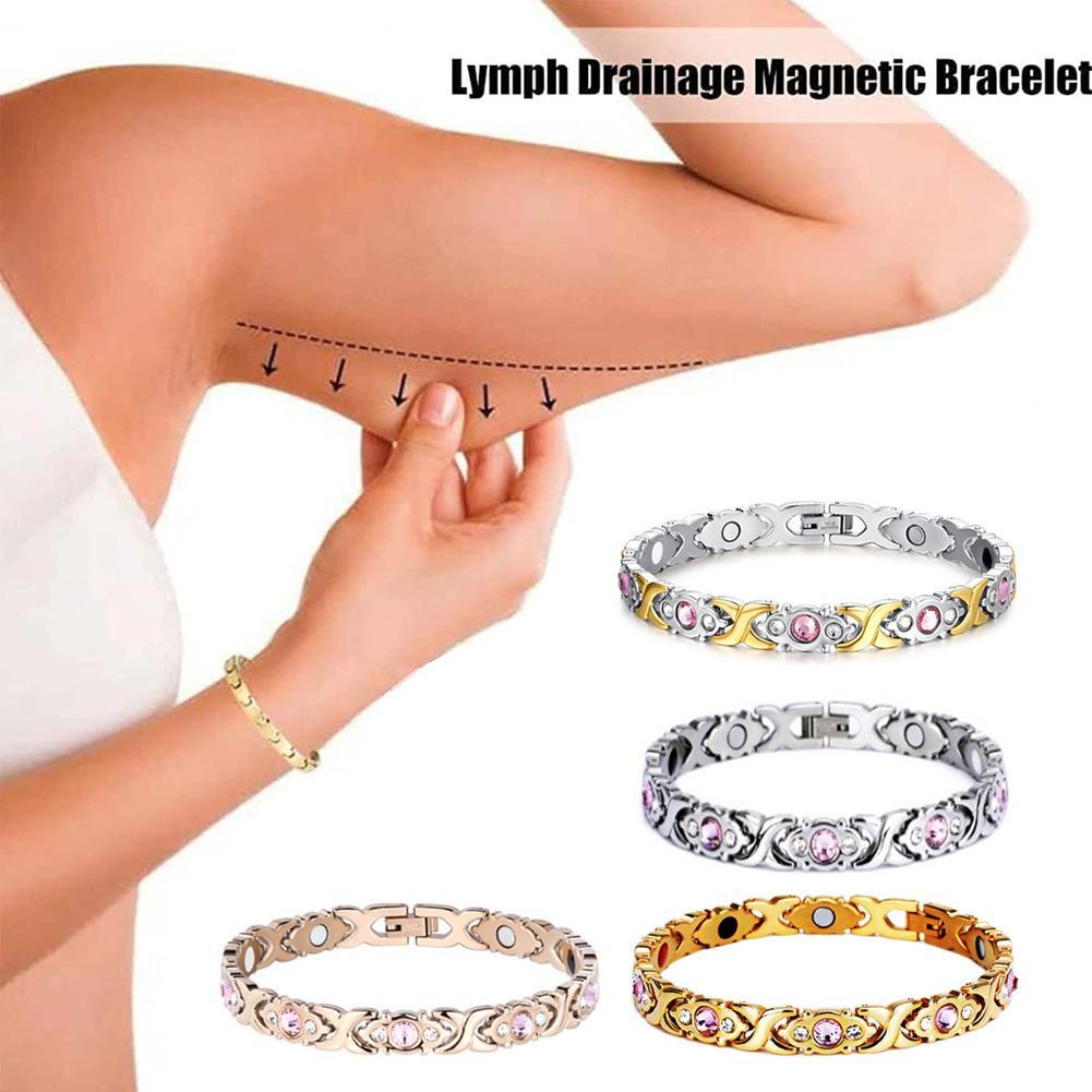 Adjustable Length Magnetic Bracelet for Women Fashion Magnet Energy Hologram Anklets For Arthritis Crystal Bracelet Jewelry Gift