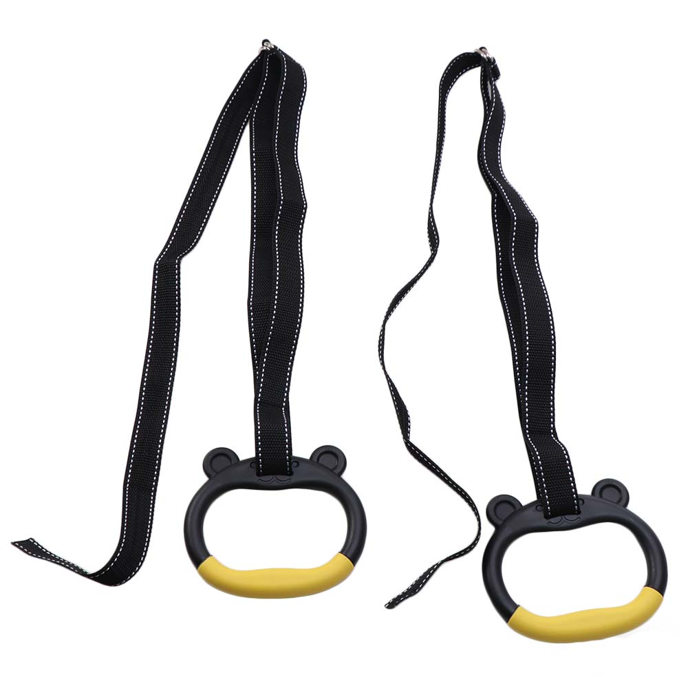 Non-Slip Gymnastic Rings With Straps Fitness Exercise Ring Pull Up Bar Gymnastics Equipment