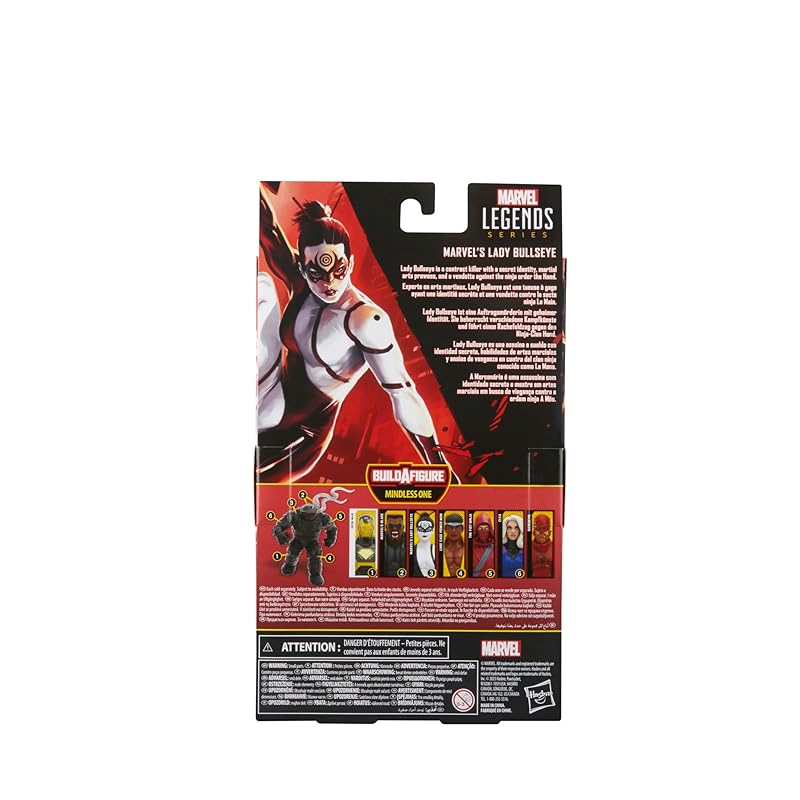 Hasbro MARVEL Marvel Legends Series Lady Bullseye, Marvel Knights Comics 6 Inches (15 Cm) Size Action Figures, Marvel Legends Action Figure F6622