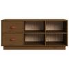 Shoe Bench Honey Brown 100 x 34 x 45 cm Solid Pine Wood